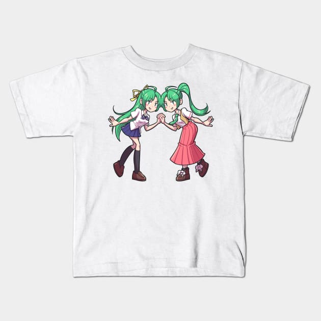 Sonozaki Twins Kids T-Shirt by vreemdear